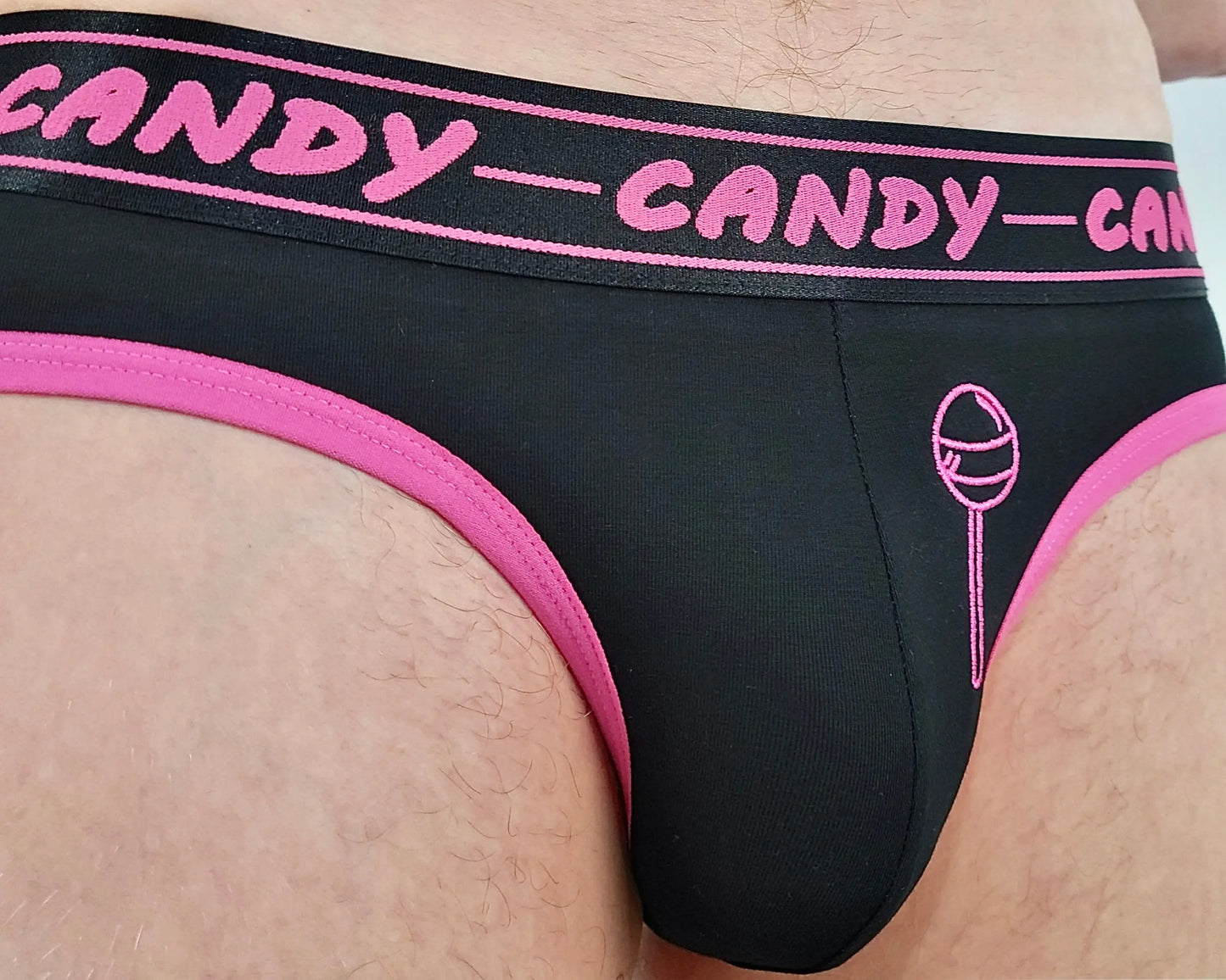 CANDY UNDERWEAR - Neon Brief for men - Pink Lollipop